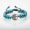 Original 6MM Double Row Natural Stone Tree Of Life Spiritual Energy Yoga Bracelet Handmade Beaded Meditation Bracelet