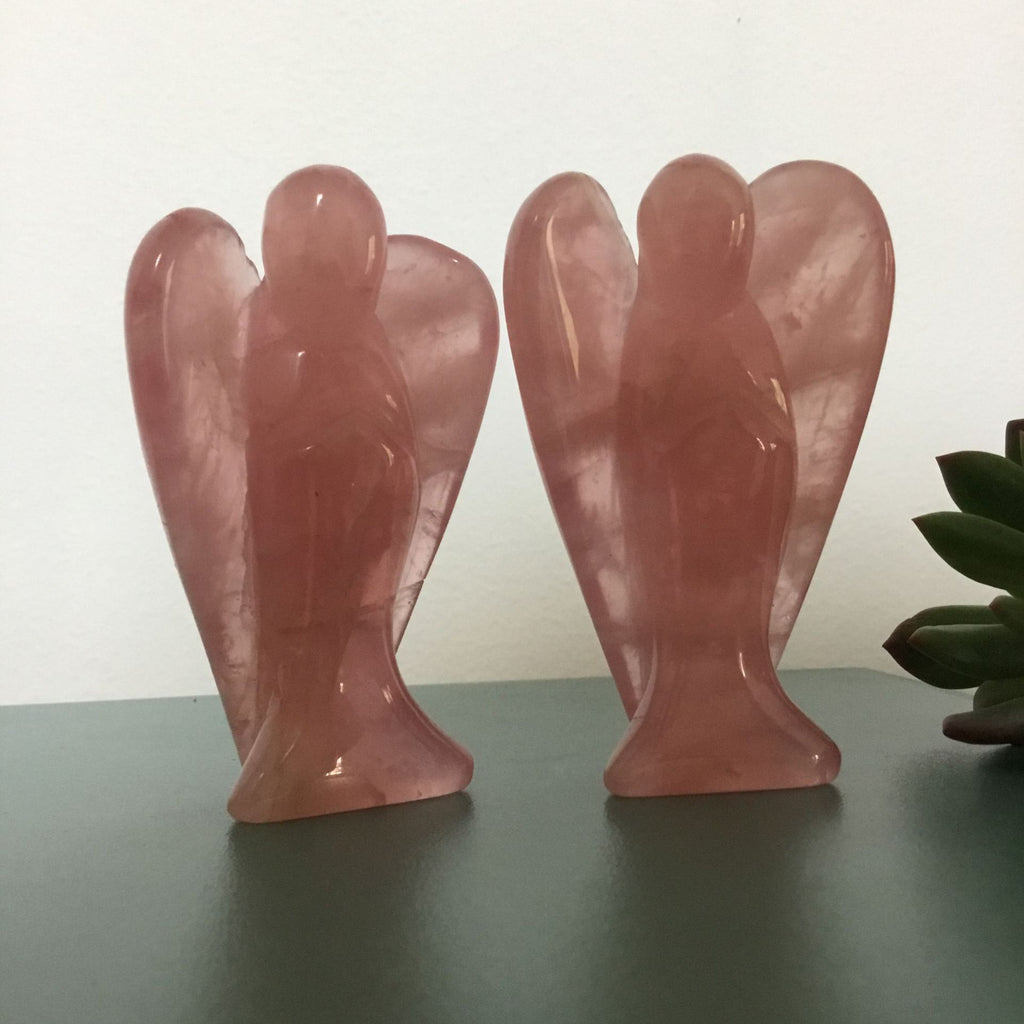Wishing Angel Spiritual Energy Pink Crystal