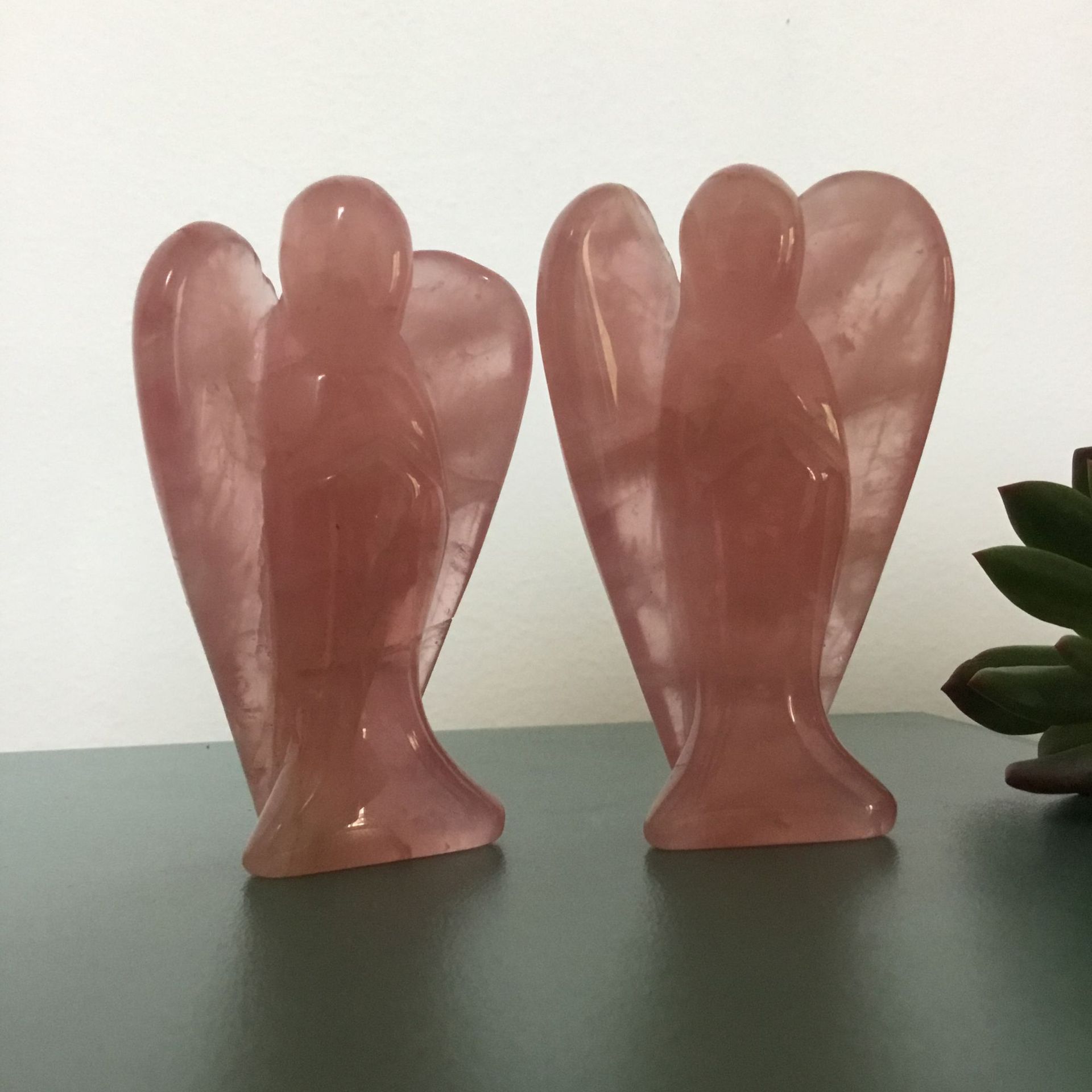 Wishing Angel Spiritual Energy Pink Crystal